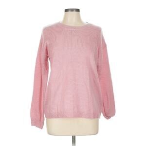 Stitches & Stripes Women's Rose Pink Wool Blend Pullover Sweater Size M